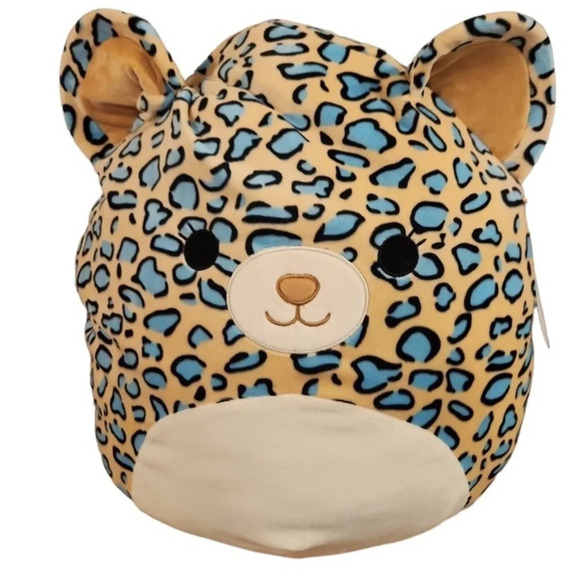 SQUISHMALLOWS 16” Emanga aka Liv the Leopard Cheetah Mouse Hang & Bottom Tag NWT - Picture 6 of 6